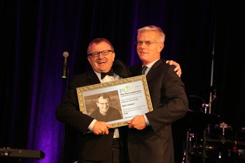 Mike Downey and Stephen Daldry at Fort Lauderdale Intl. Film Festival